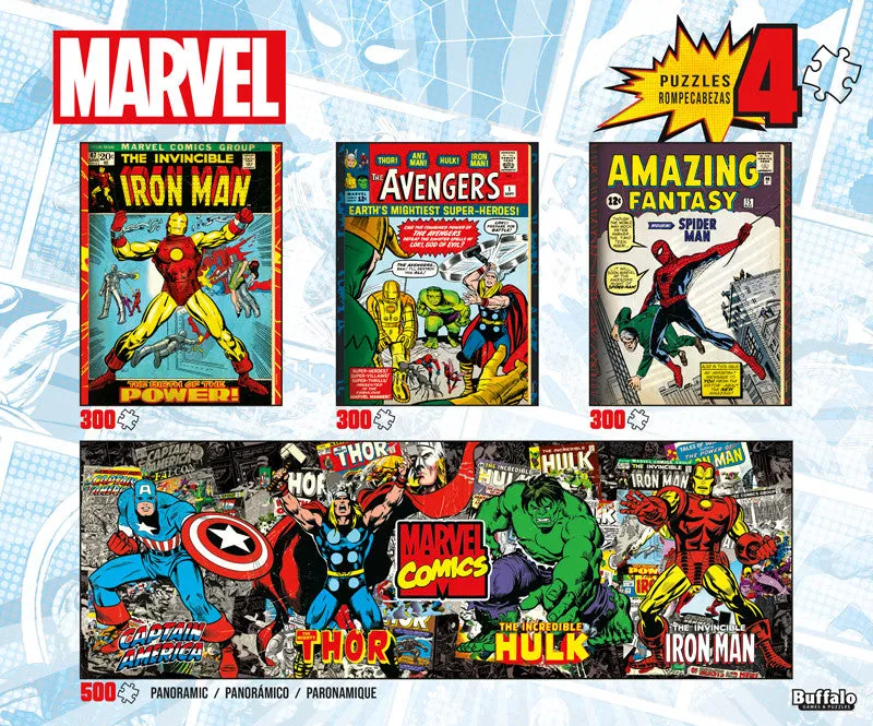 buffalo-games-marvel-comics-multipack-puzzle-4x300-500-teile image 1