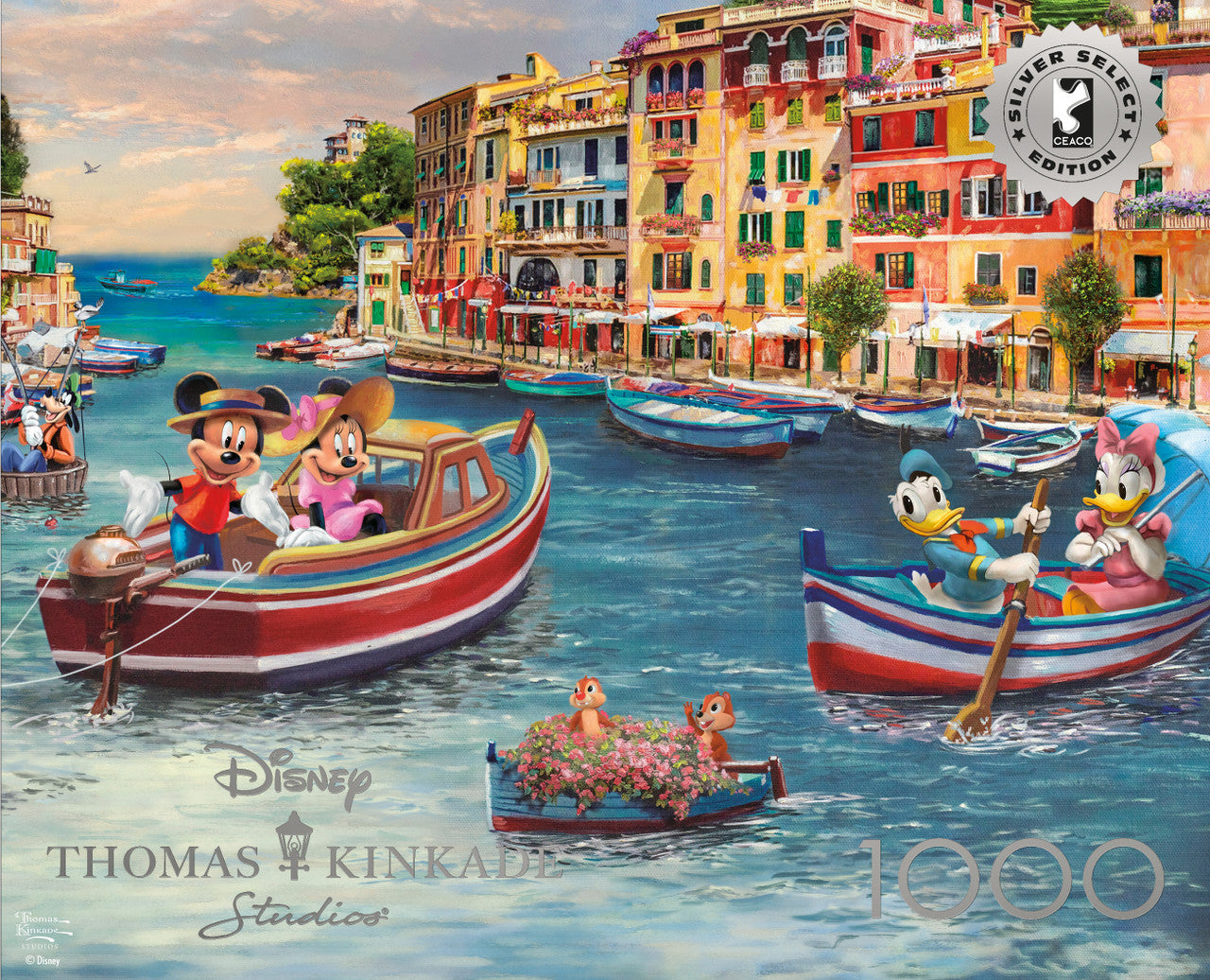 buffalo-games-mickey-minnie-italy-1000-teile-puzzle-disney image 1
