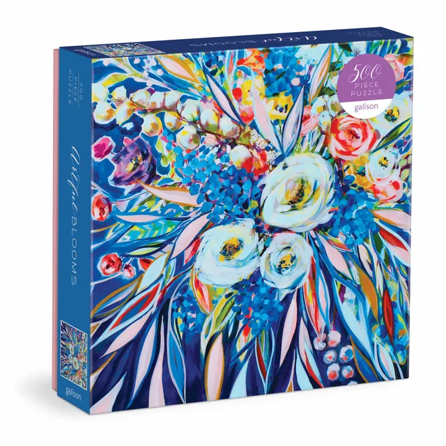 galison-artful-blooms-puzzle-500-teile-blumen image 1