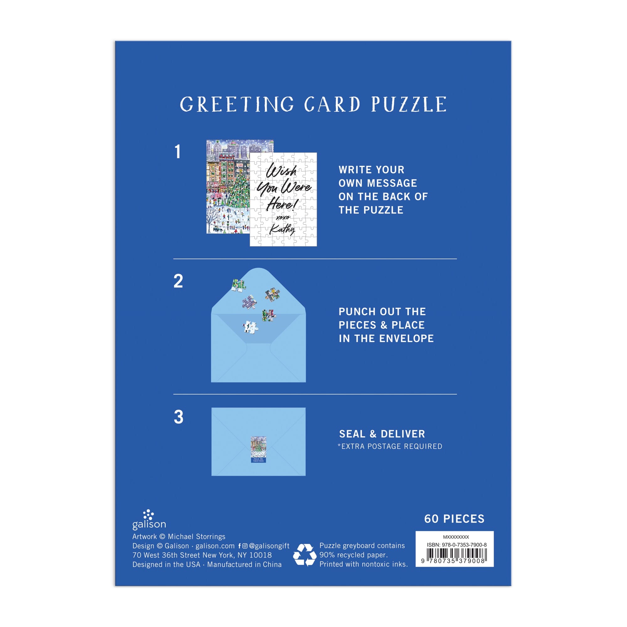 galison-christmas-in-the-city-gru-karten-puzzle-60-teile image 3