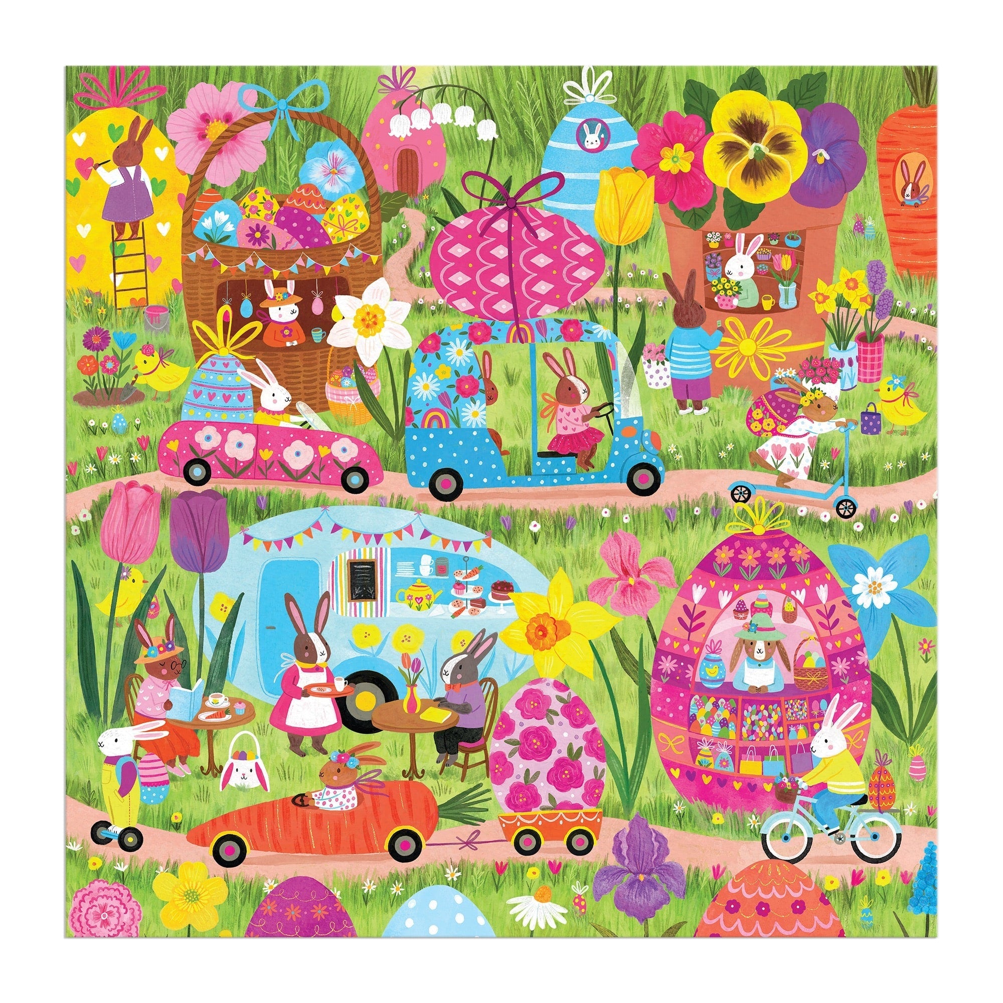 galison-hoppin-around-familienpuzzle-500-teile-51x51-cm image 5