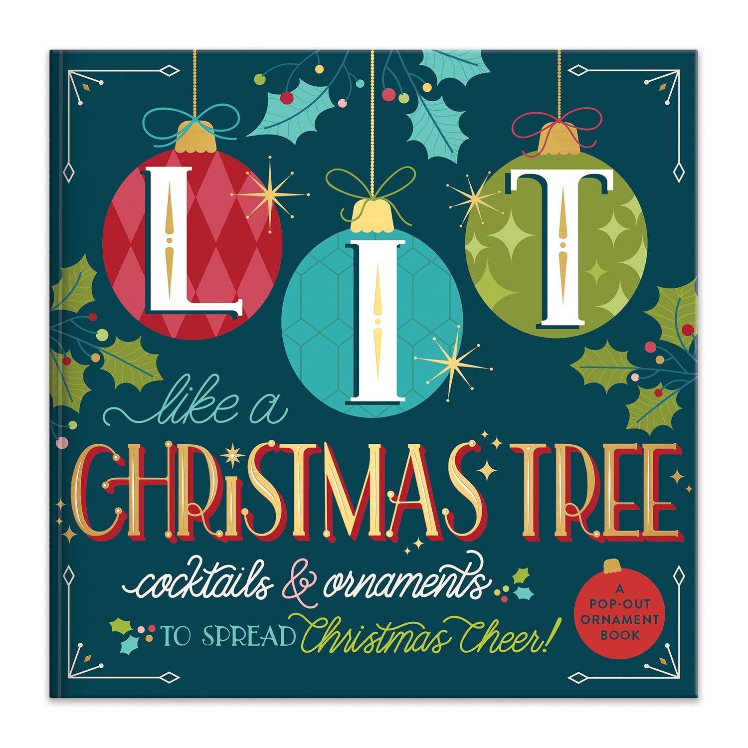 galison-lit-like-a-christmas-tree-untersetzer-buch-10-rezepte image 1