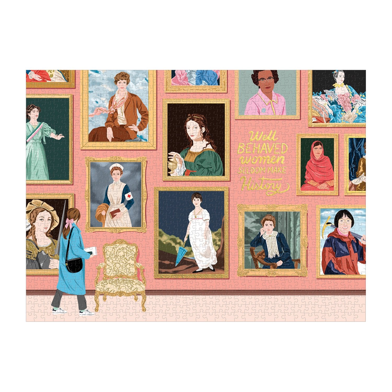 galison-herstory-museum-1000-teile-puzzle-goldfolie-kunst image 3