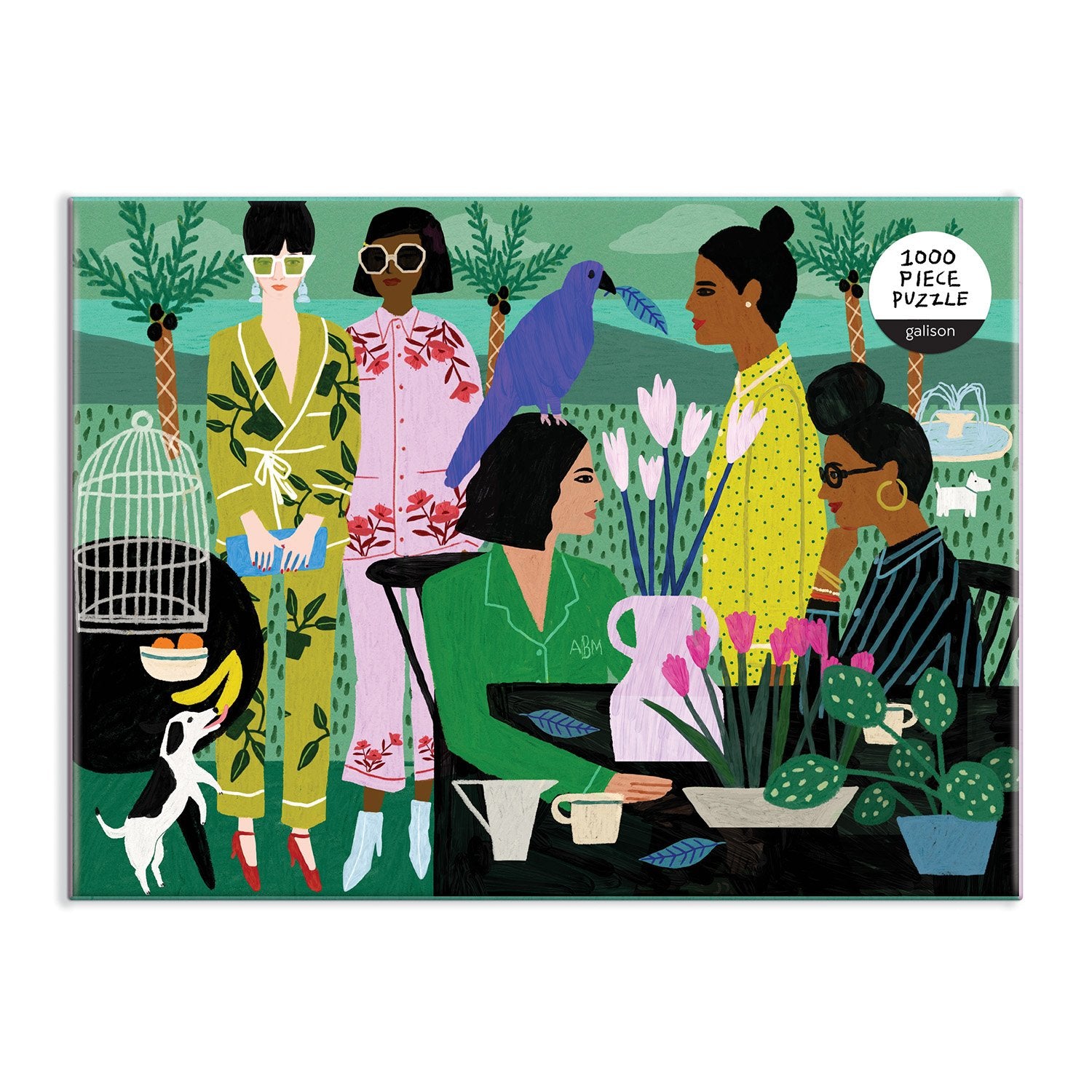 galison-pajama-mamas-1000-teile-puzzle-mode-pyjama image 2