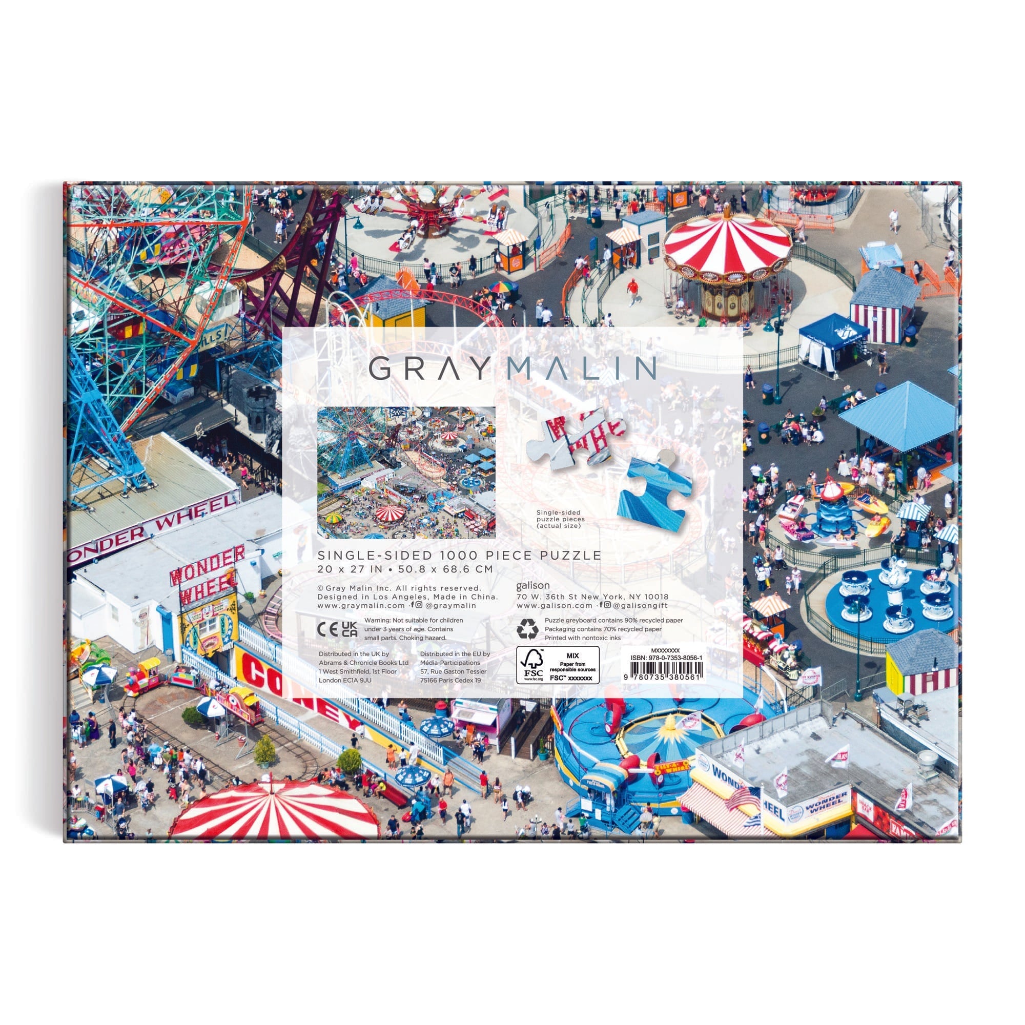 galison-gray-malin-coney-island-1000-teile-puzzle-strand image 6