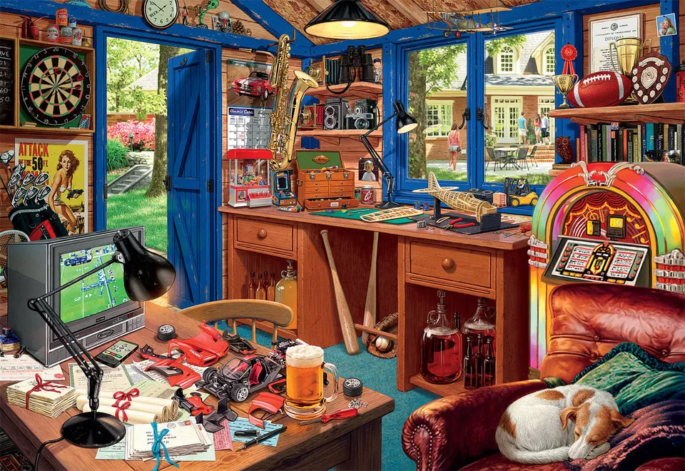 buffalo-games-hobby-spot-2000-teile-puzzle-schuppen-motiv image 1
