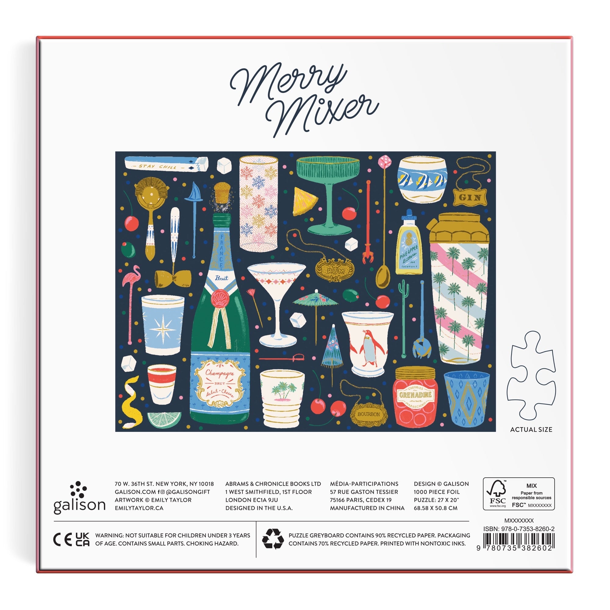 galison-merry-mixer-1000-teile-foil-puzzle-weihnachten image 5