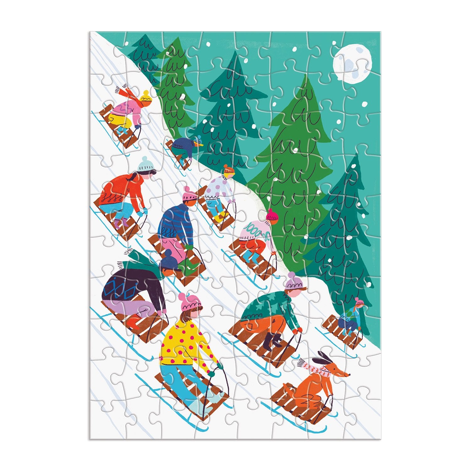galison-merry-and-bright-adventskalender-puzzle-12x80-weihnachten image 6