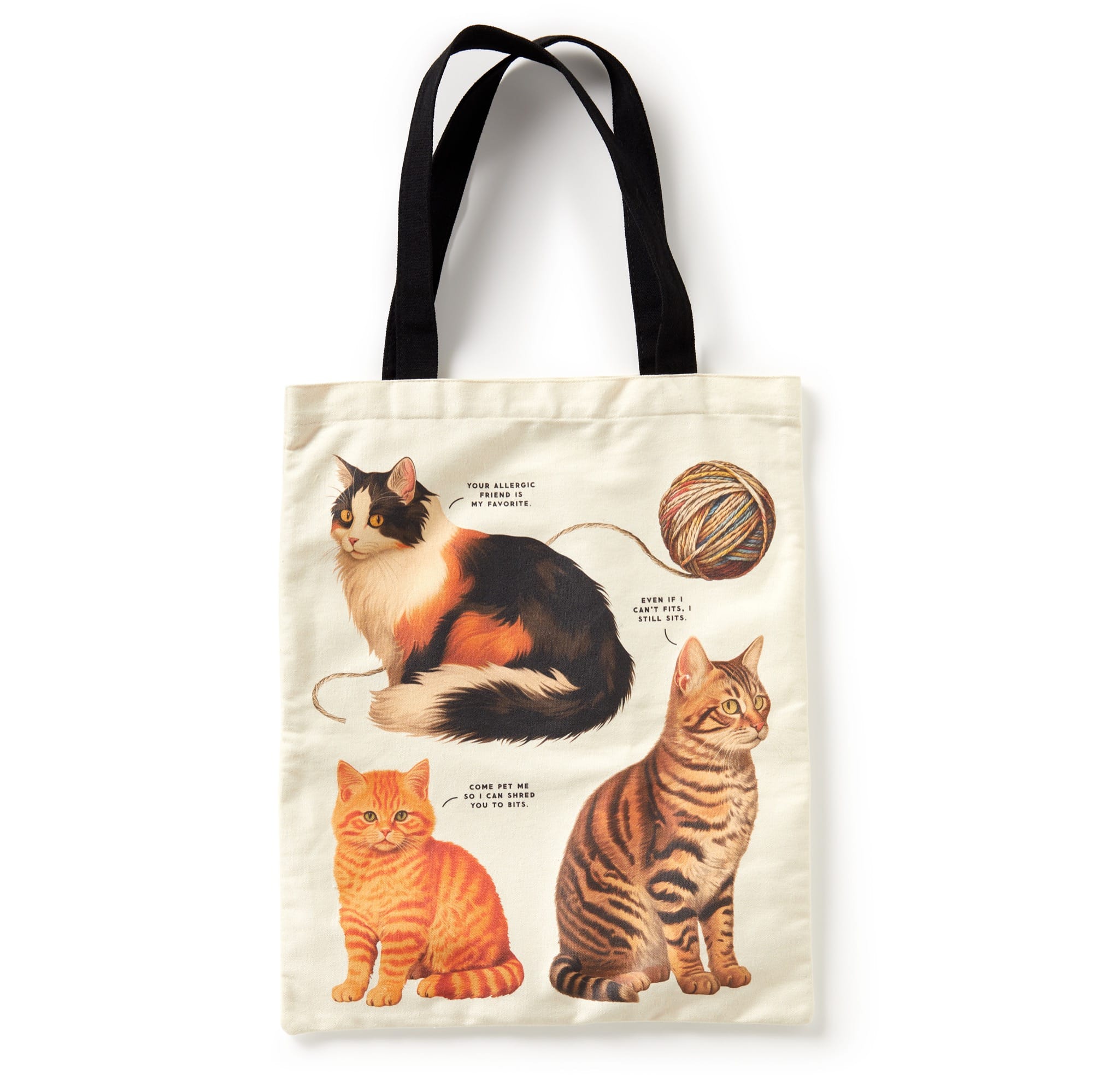galison-moody-cats-tragetasche-baumwolle-katzen image 1