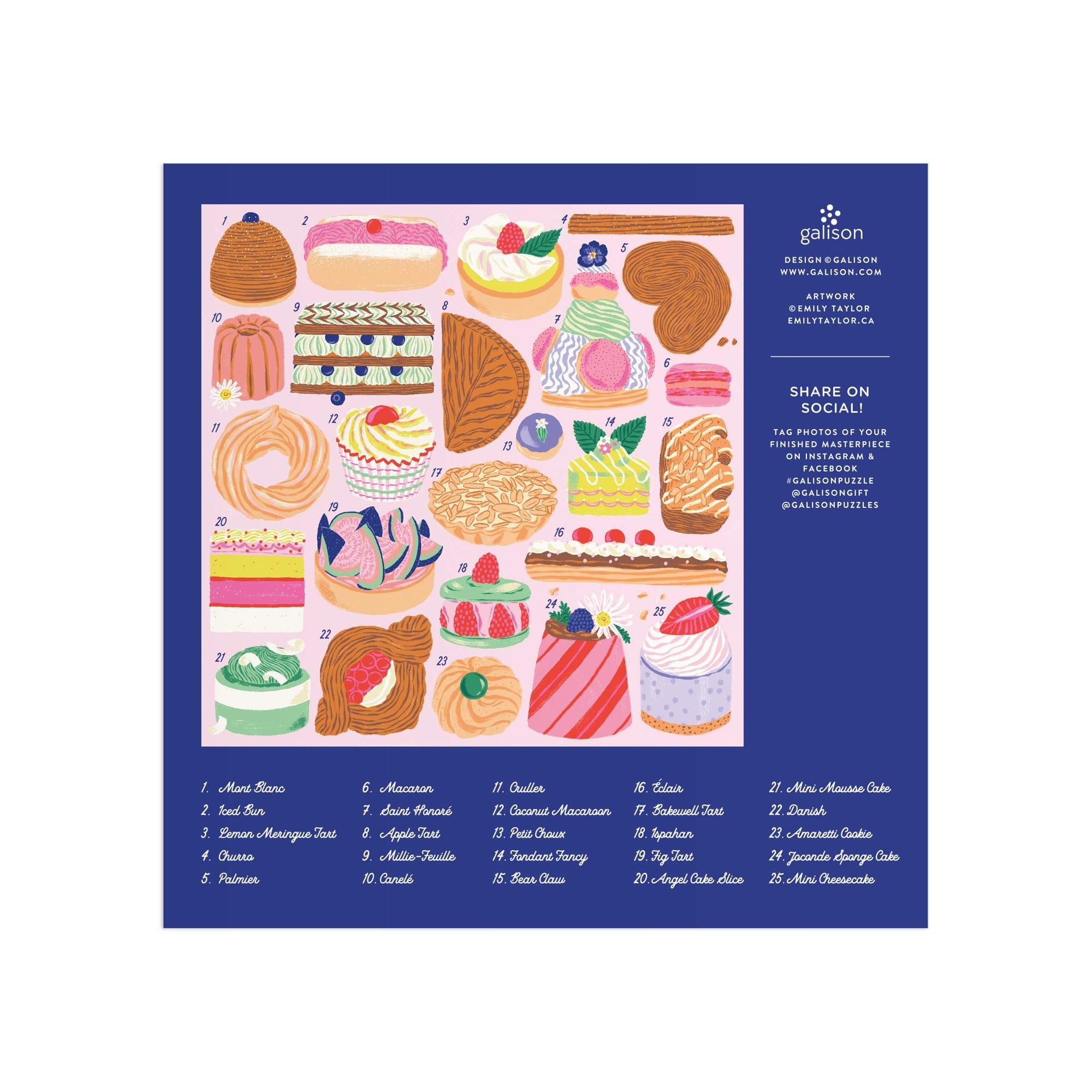 galison-sweet-confections-500-teile-puzzle-patisserie-20x20 image 5