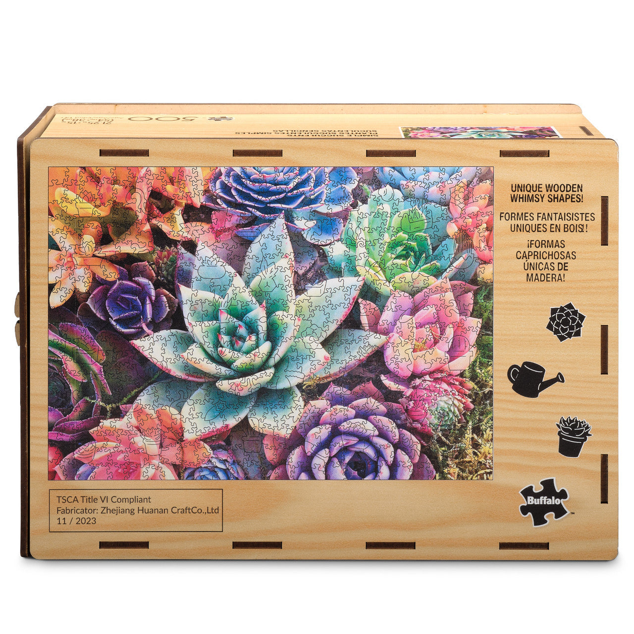 buffalo-games-simple-succulent-500-teile-holzpuzzle-whimsy image 3