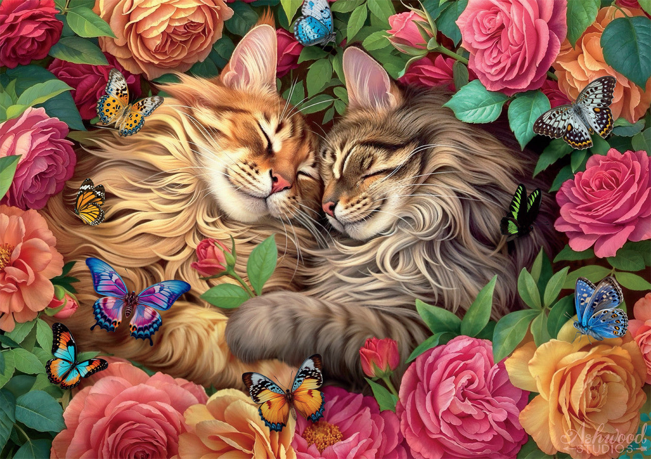 buffalo-games-bonjour-cats-in-love-puzzle-500-teile-katzen image 2