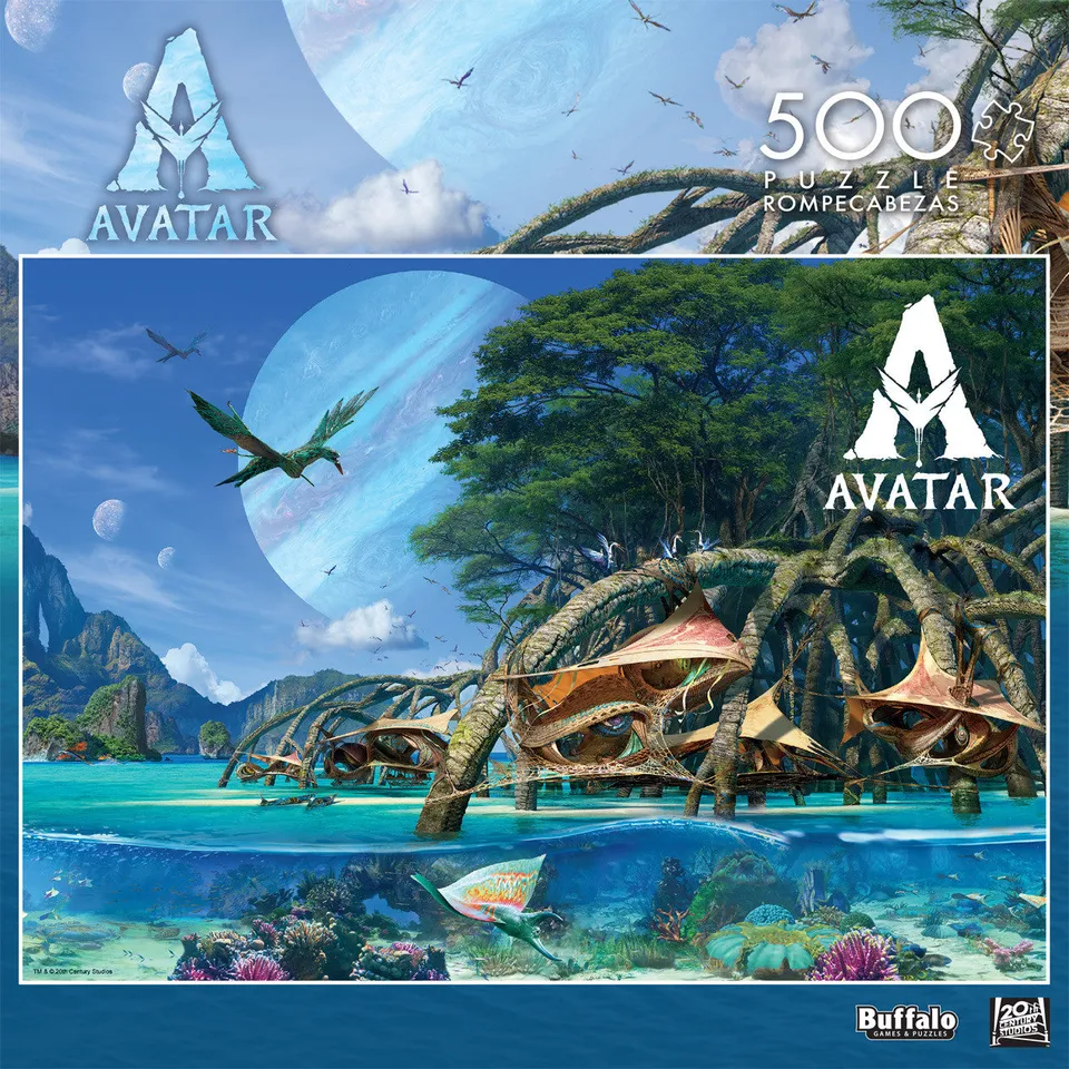 buffalo-games-avatar-metkayina-village-500-teile-puzzle image 1