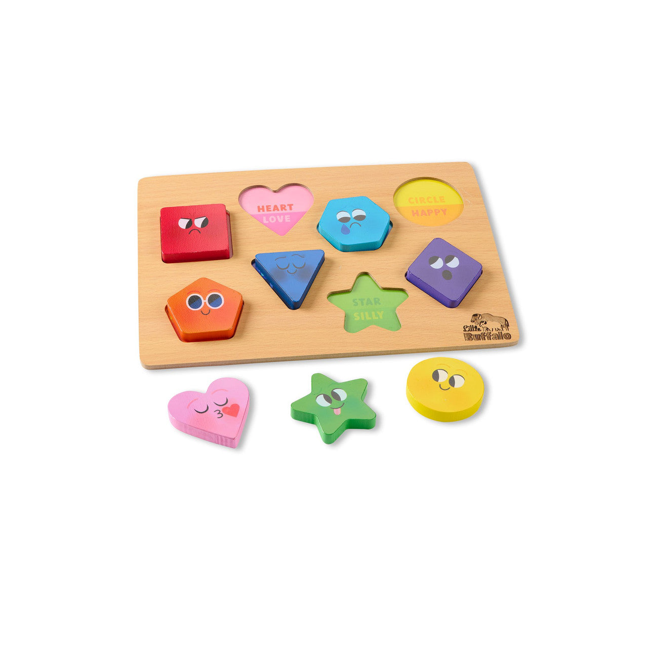 buffalo-games-little-buffalo-4er-holzpuzzle-kinder-buchstaben-zahlen image 5