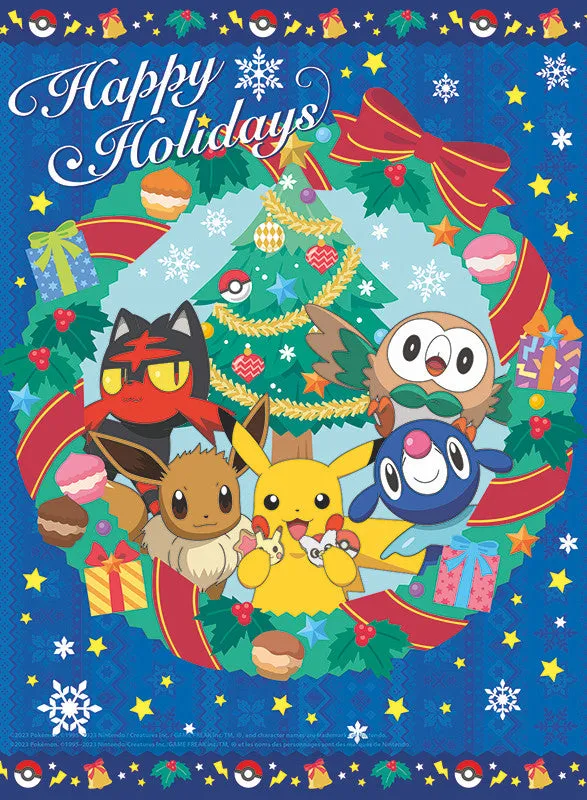 buffalo-games-alola-holiday-wreath-puzzle-100-teile-pok-mon image 1