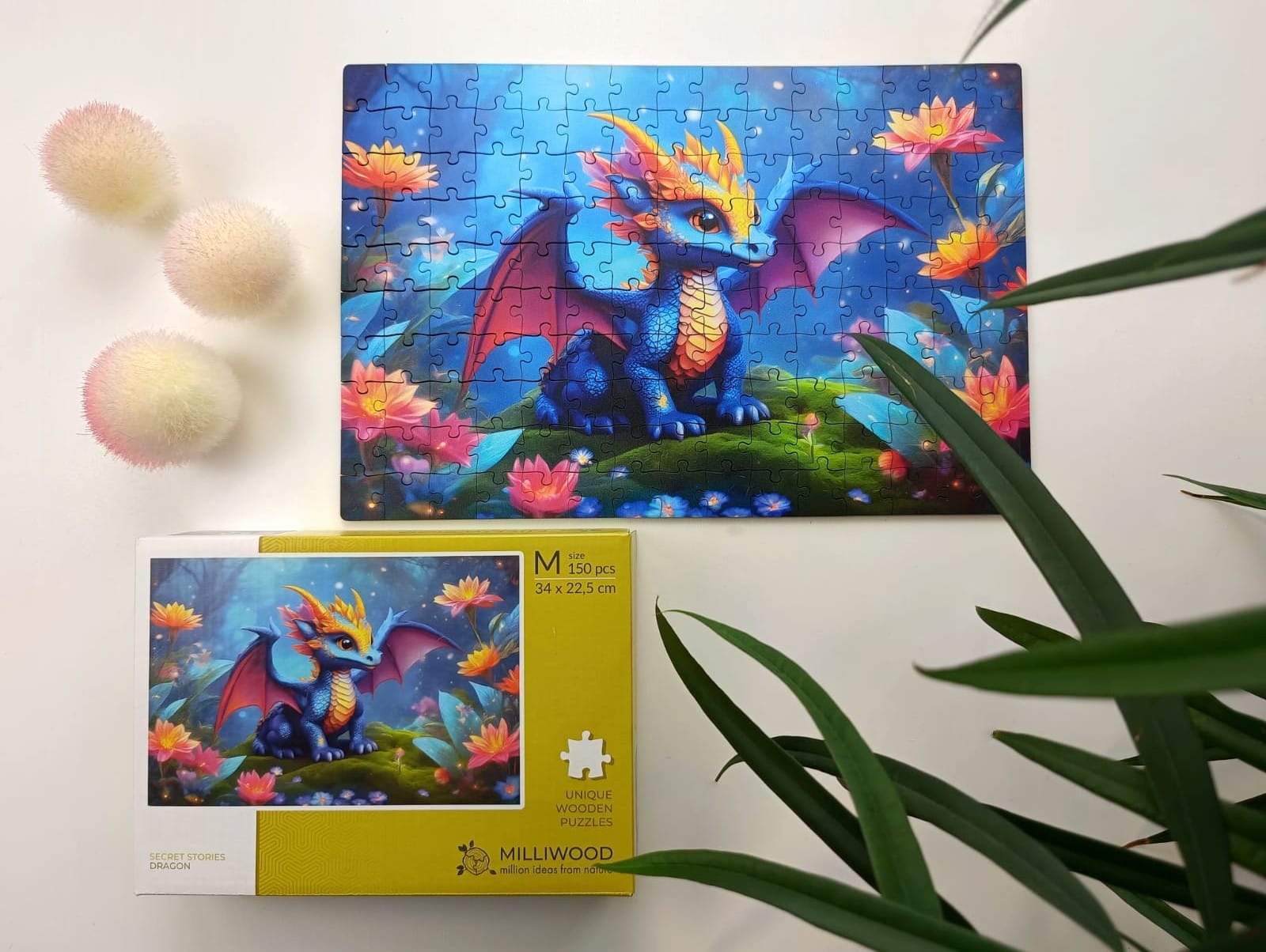 milliwood-secret-stories-drache-holzpuzzle-150-teile image 5