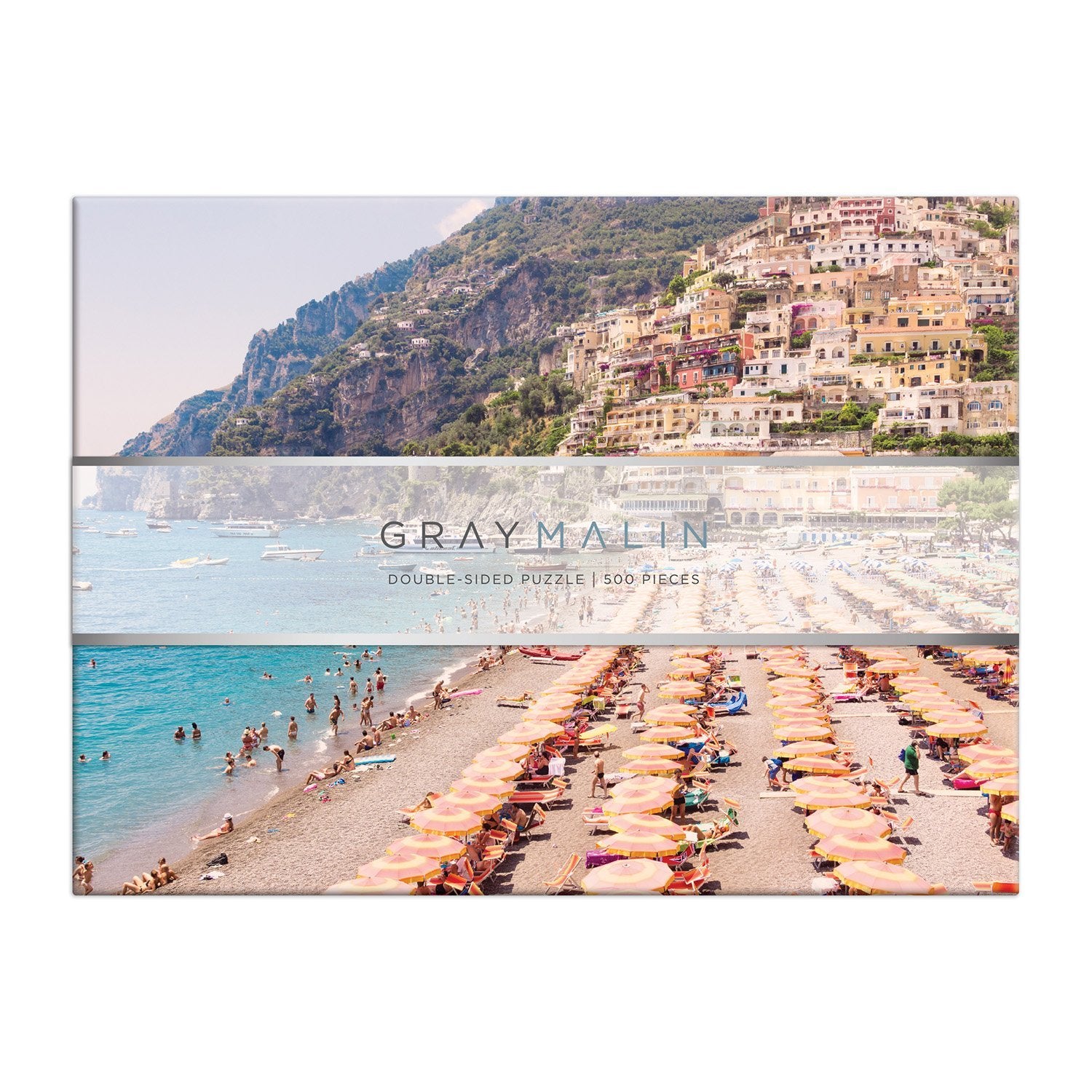 galison-gray-malin-italy-puzzle-500-teile-doppelseitig-strand image 2