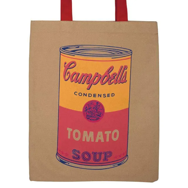 galison-warhol-campbell-s-soup-canvas-tote-bag-stofftasche image 1