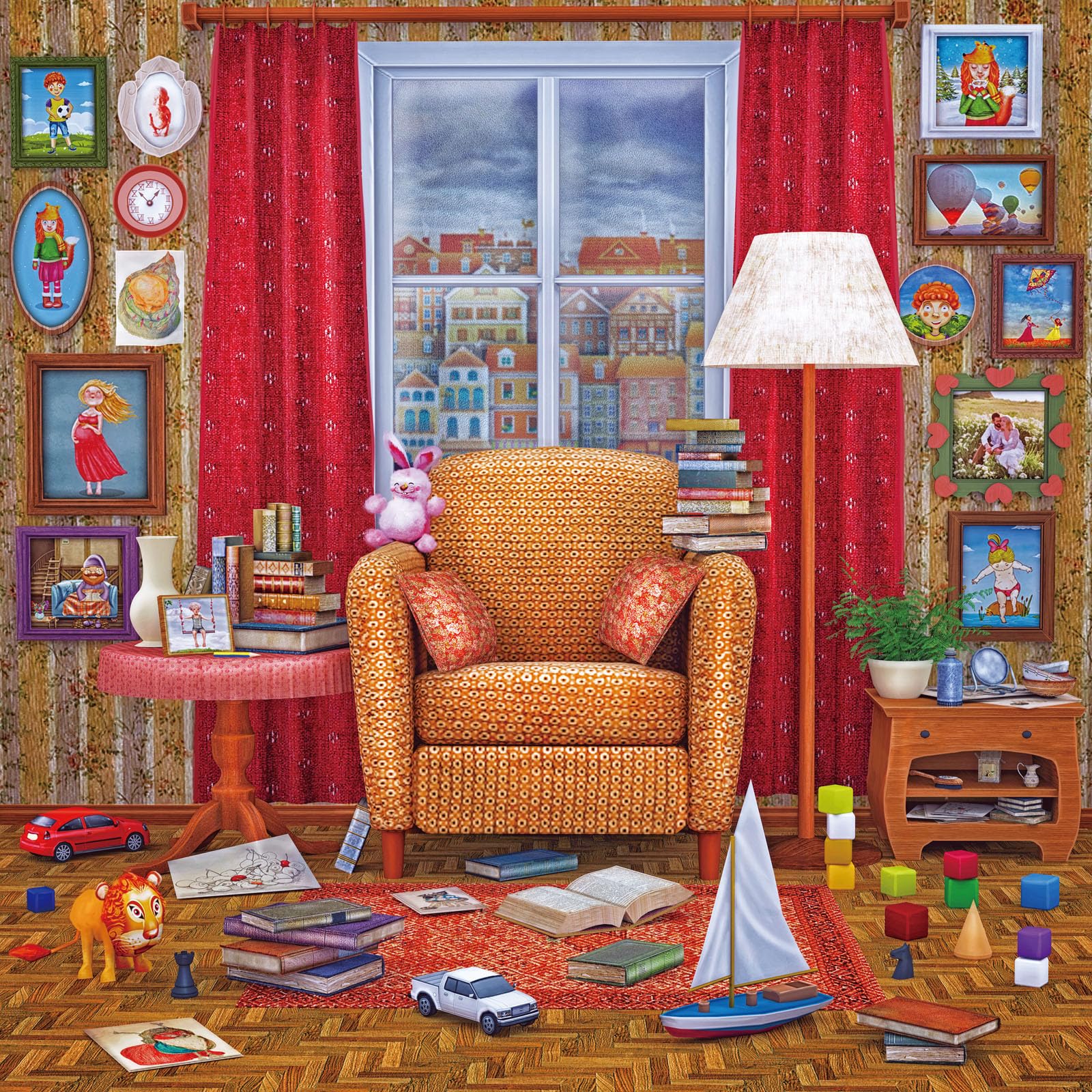 huadada-gem-tliches-zimmer-puzzle-1024-teile-50x50-cm image 1