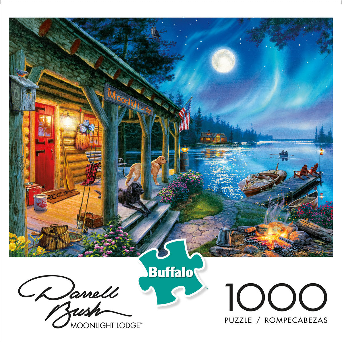 buffalo-games-moonlight-lodge-puzzle-1000-teile-nacht image 2