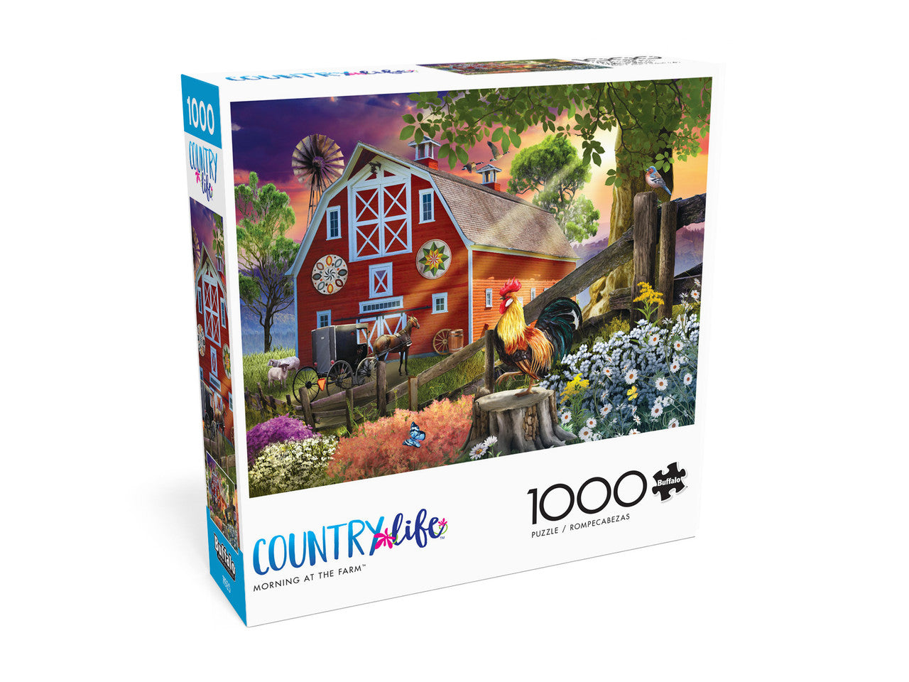 buffalo-games-country-life-morning-at-the-farm-puzzle-1000-teile-bauernhof image 3