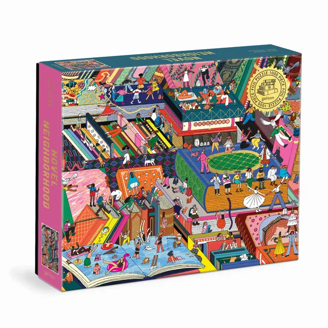 galison-novel-neighborhood-1000-teile-puzzle-folie image 1