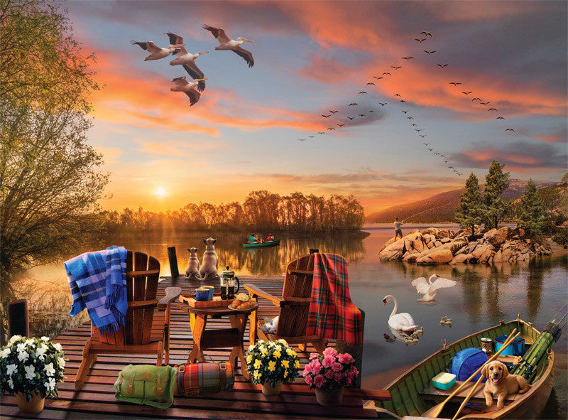 buffalo-games-breakfast-at-the-lake-1000-teile-puzzle-see image 2