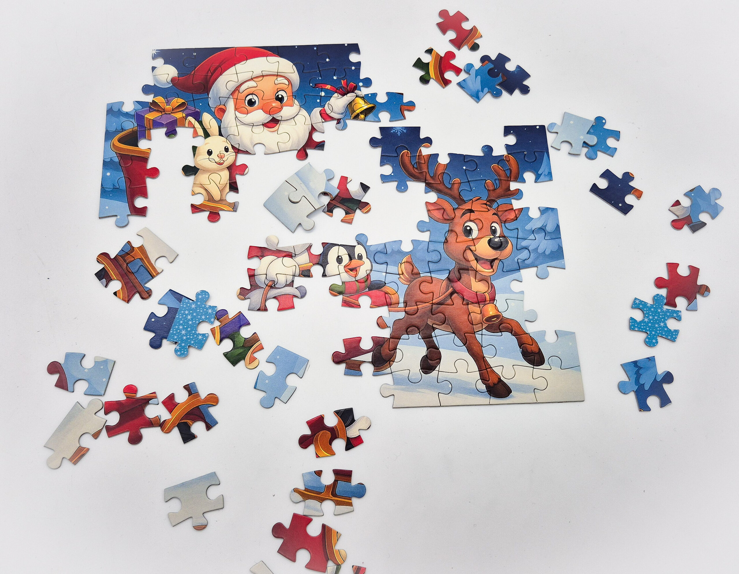 milliwood-christmas-jingle-ride-with-santa-puzzle-90-teile-weihnachten image 5