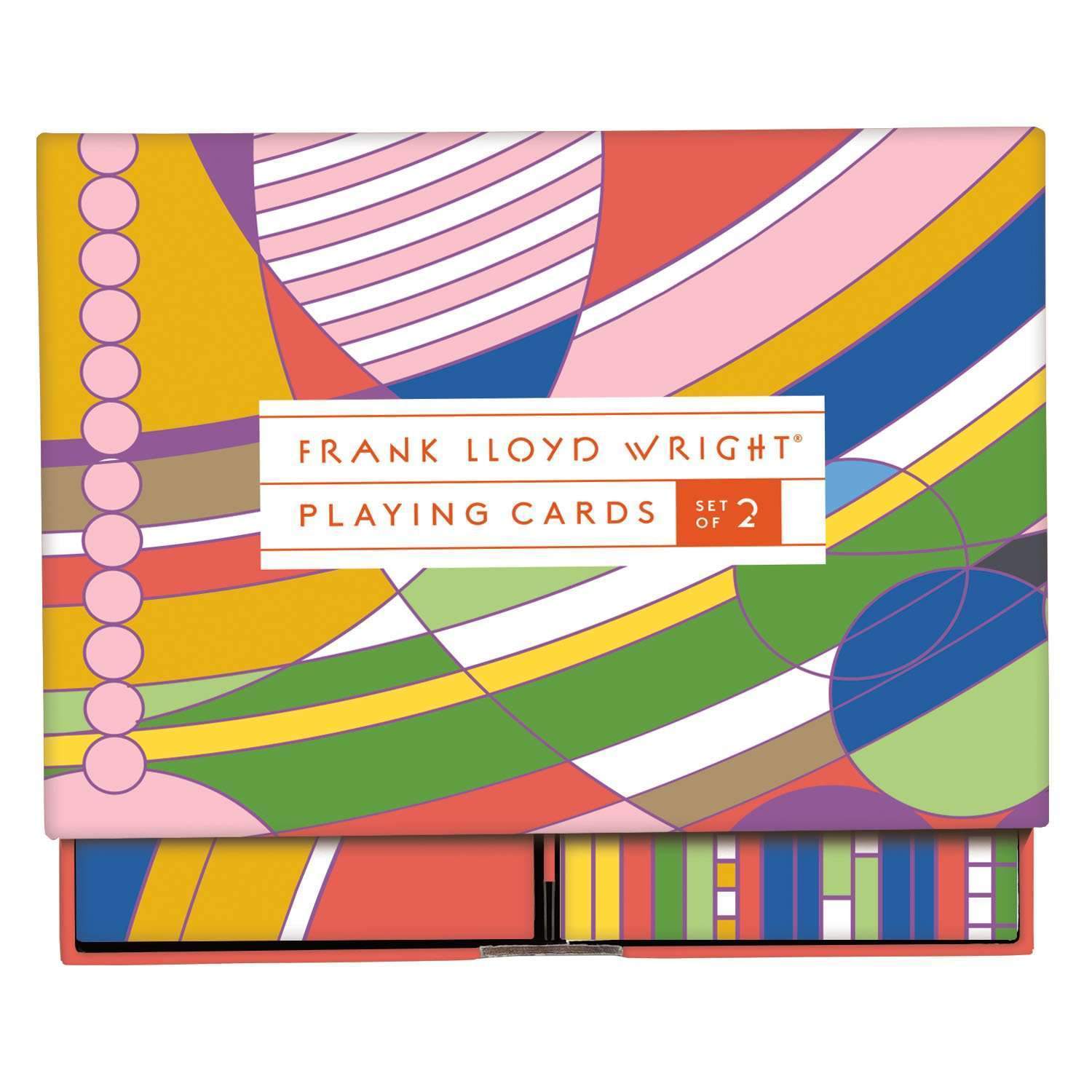 galison-games-frank-lloyd-wright-spielkarten-2-decks-schuber image 1