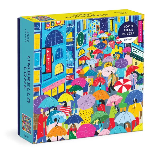 galison-umbrella-lane-puzzle-1000-teile-stadt-regen image 1