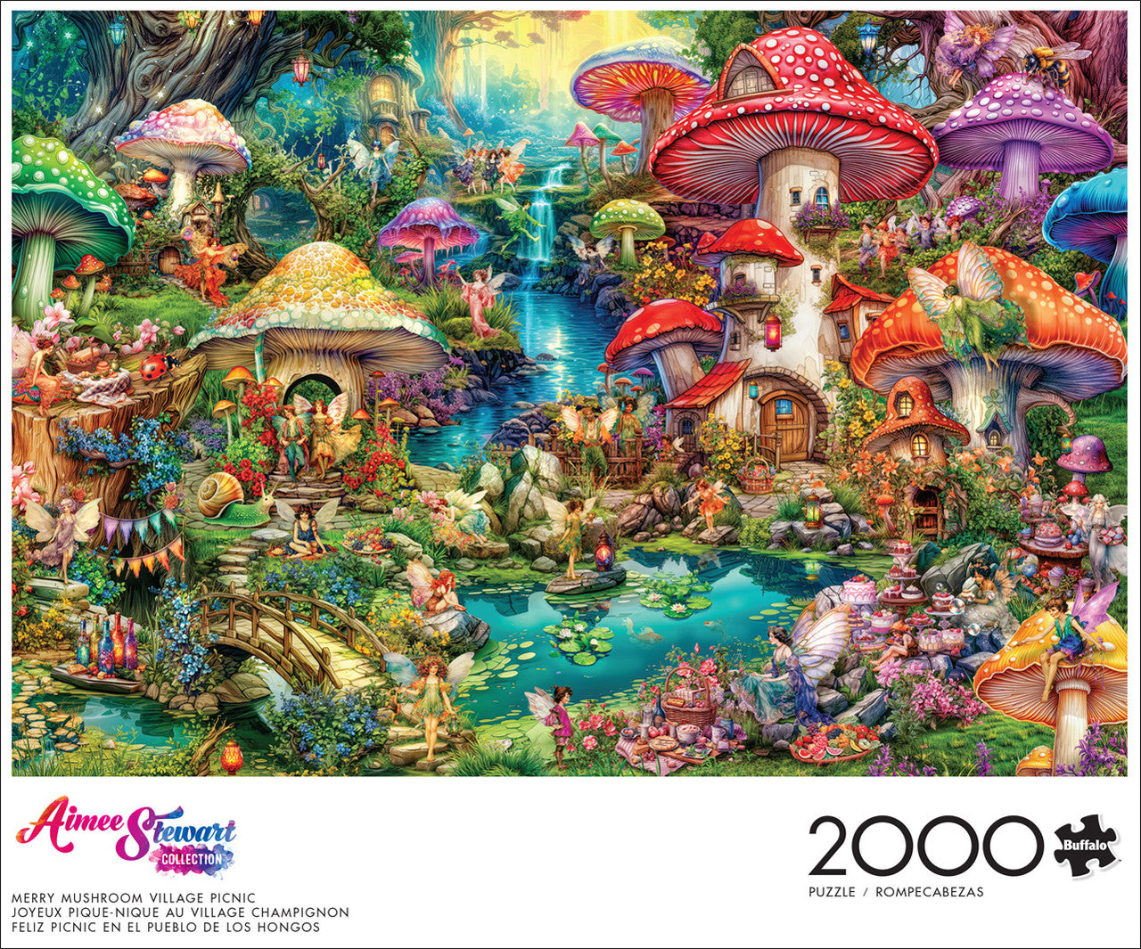 buffalo-games-mushroom-village-puzzle-2000-teile-fantasy image 2