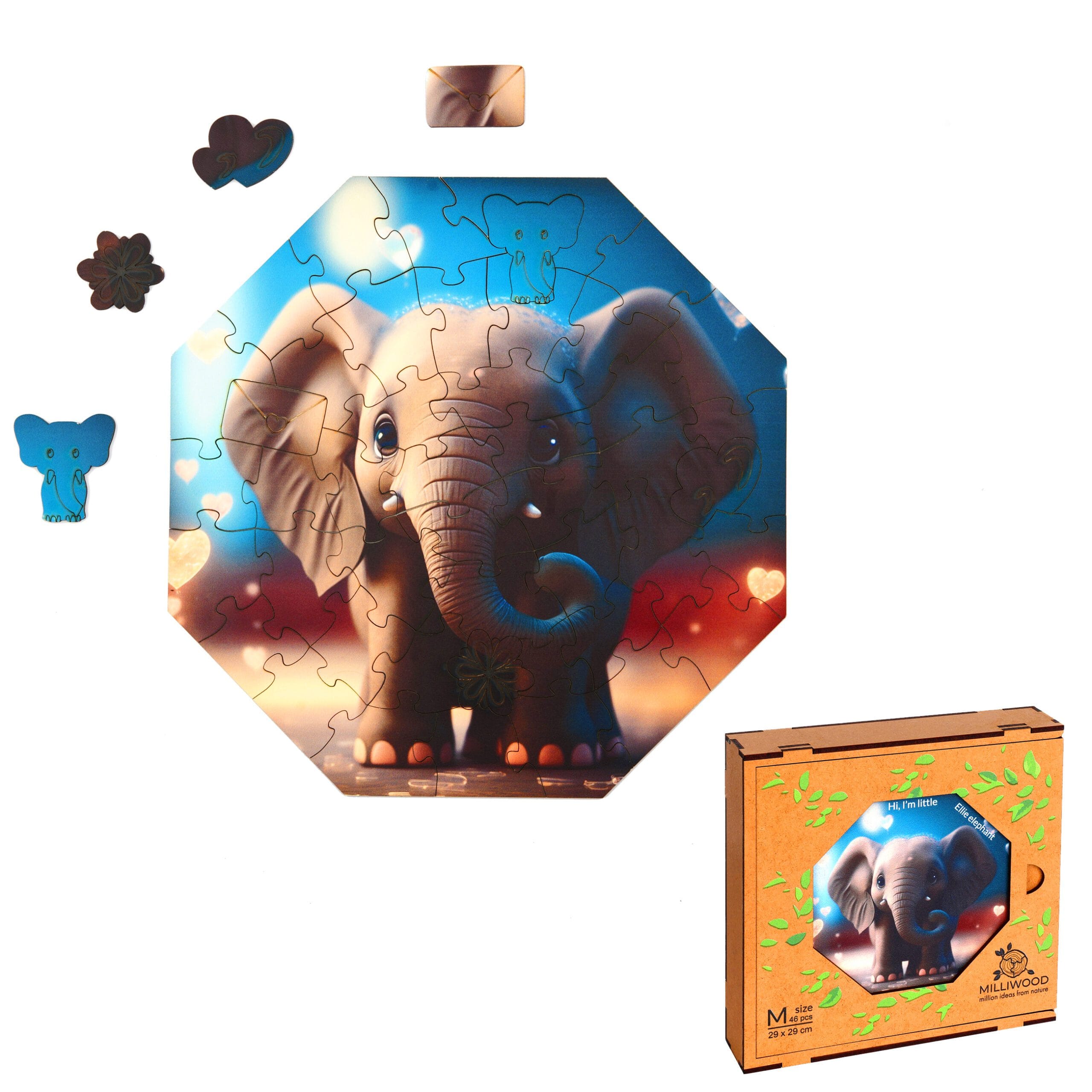 milliwood-hi-i-m-little-ellie-elephant-holzpuzzle-46-teile image 7
