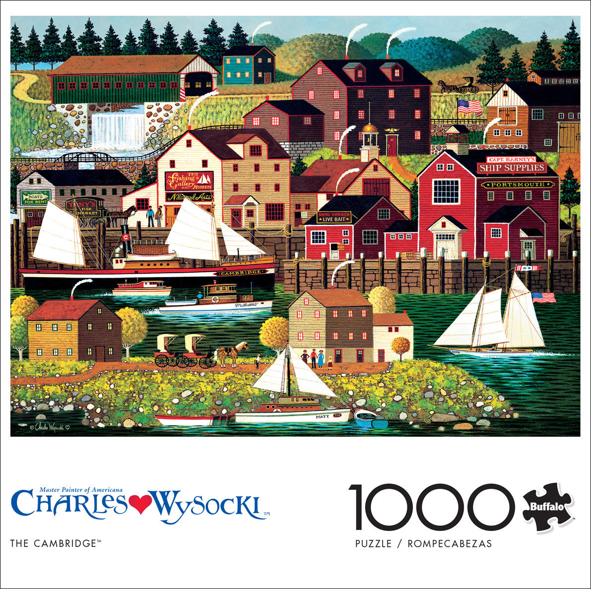 buffalo-games-charles-wysocki-cambridge-puzzle-1000-teile image 4