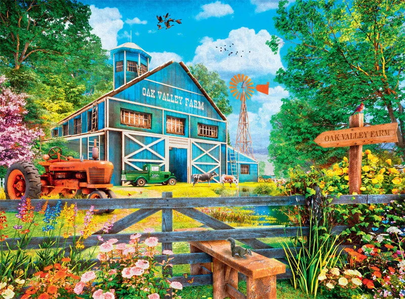 buffalo-games-country-life-oak-valley-farm-puzzle-1000-teile image 1