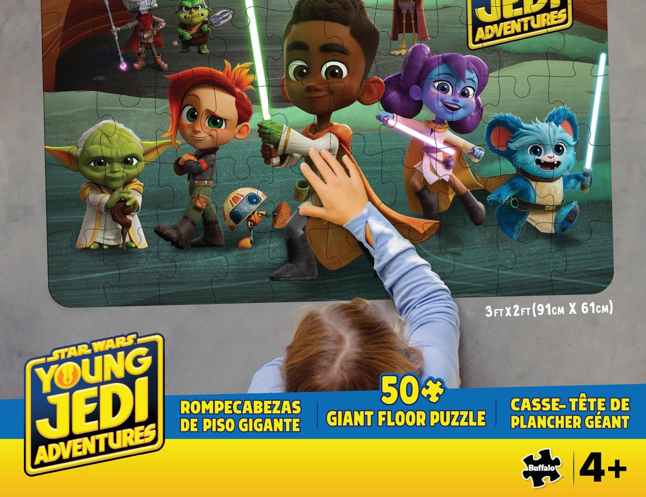 buffalo-games-star-wars-young-jedi-bodenpuzzle-50-teile-jumbo image 2