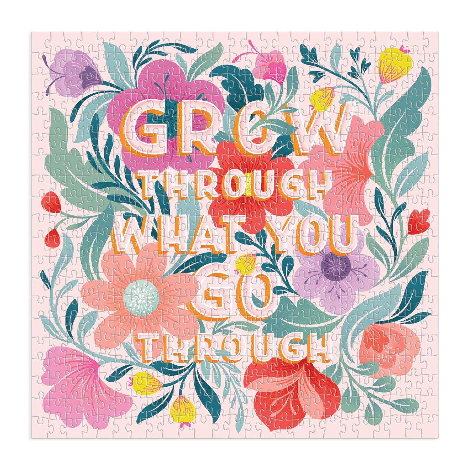 galison-grow-through-what-you-go-through-500-teile-puzzle-blumen image 3