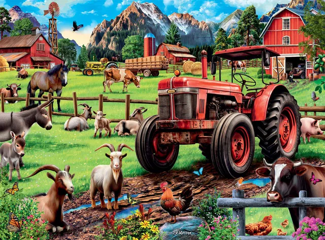 buffalo-games-country-life-time-for-chores-puzzle-1000-teile-hof image 1