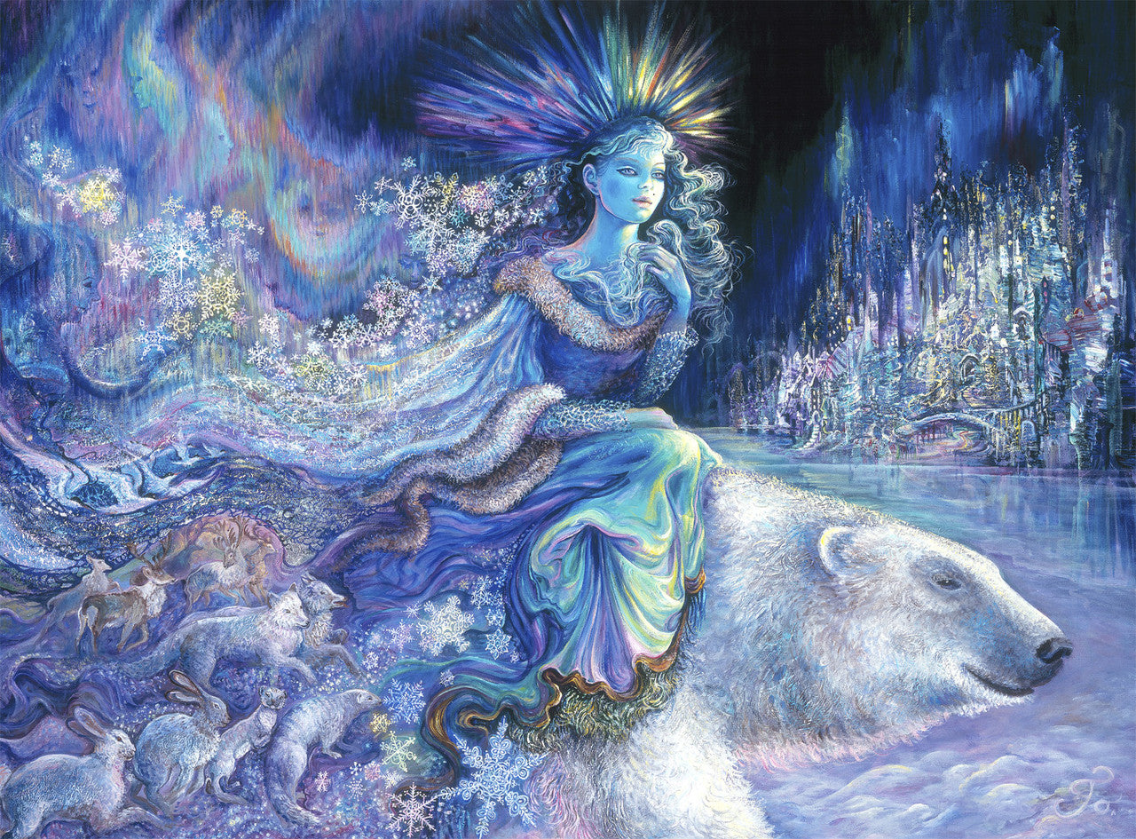 buffalo-games-polar-princess-puzzle-1000-teile-glitzer-fantasy image 1