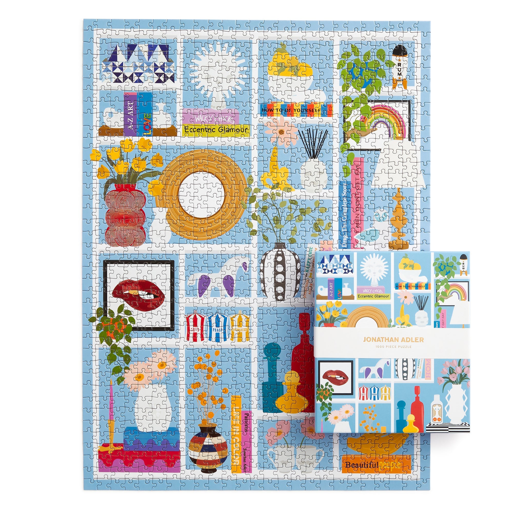 galison-jonathan-adler-shelfie-1000-teile-puzzle-b-cherregal image 7