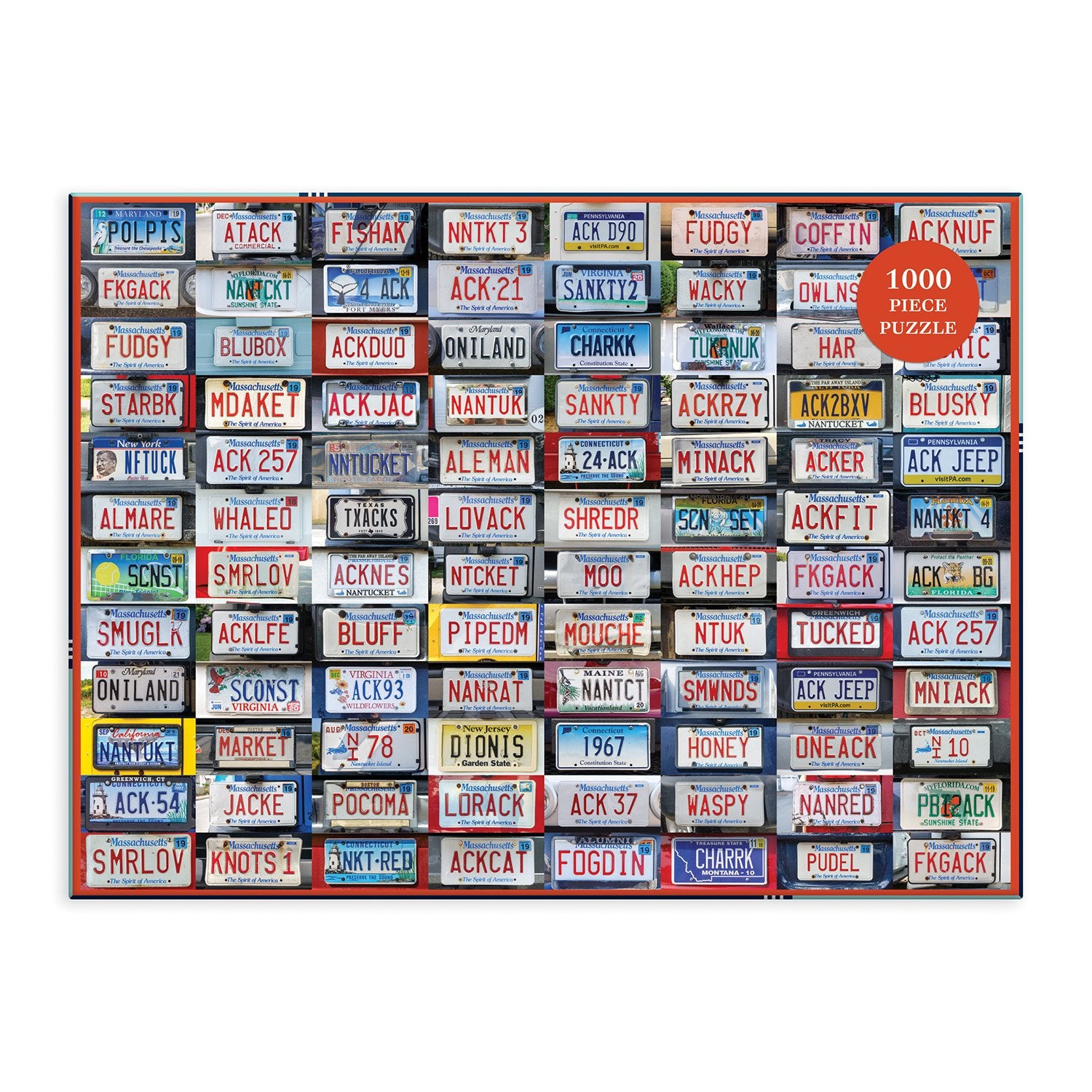 galison-nantucket-license-plates-puzzle-1000-teile-50x68cm image 2