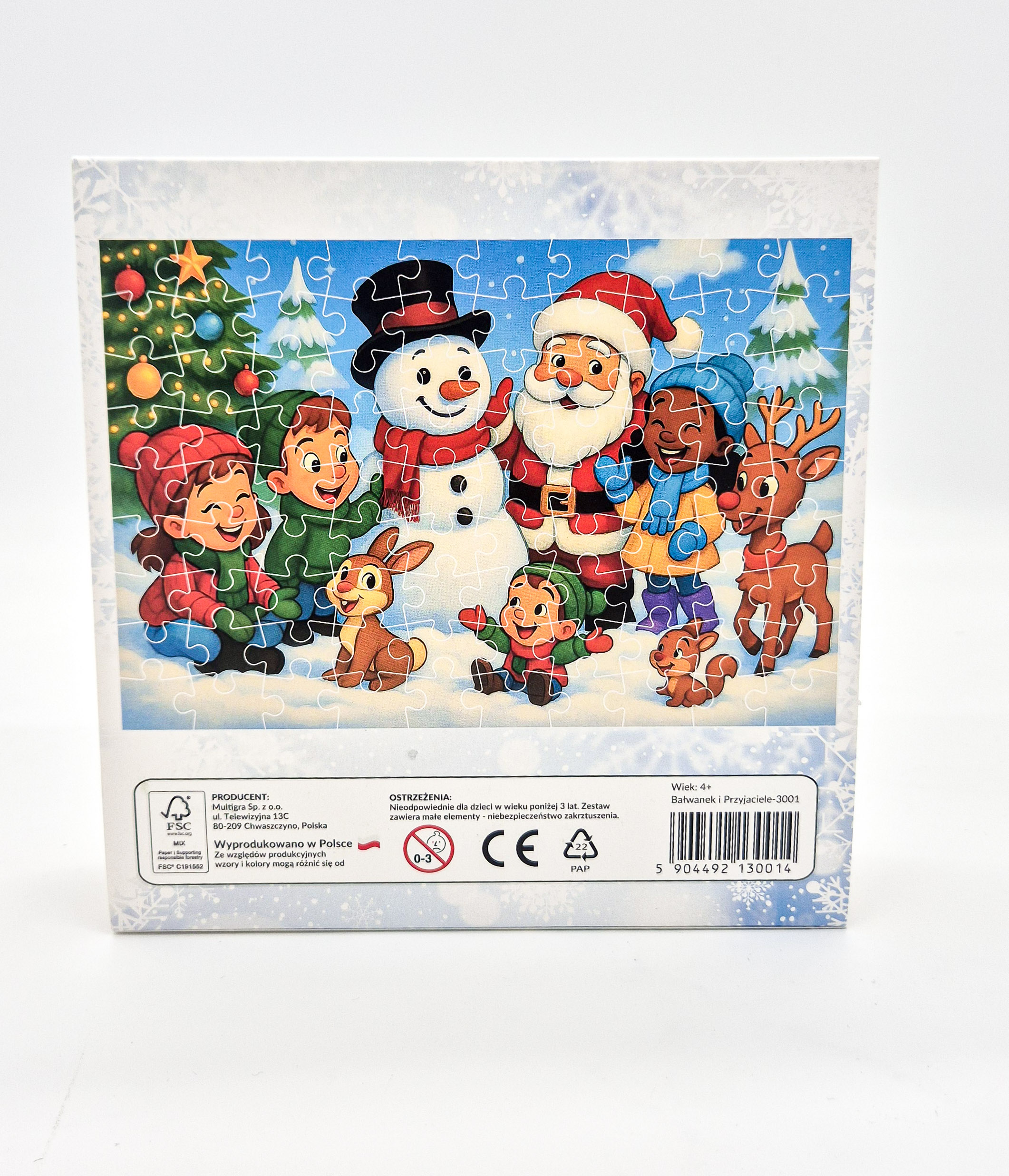 multigra-ba-wanek-i-przyjaciele-puzzle-90-teile-weihnachten-fsc image 4