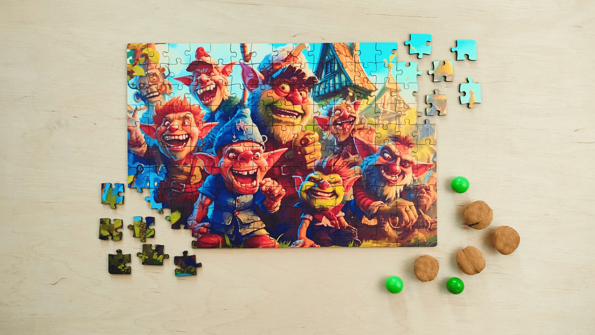 milliwood-secret-stories-holzpuzzle-150-teile-gobliny image 3