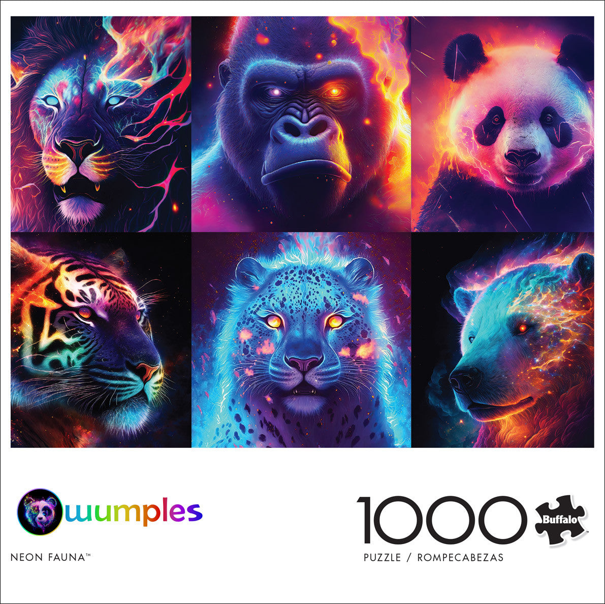 buffalo-games-wumples-neon-fauna-puzzle-1000-teile-tiere image 3