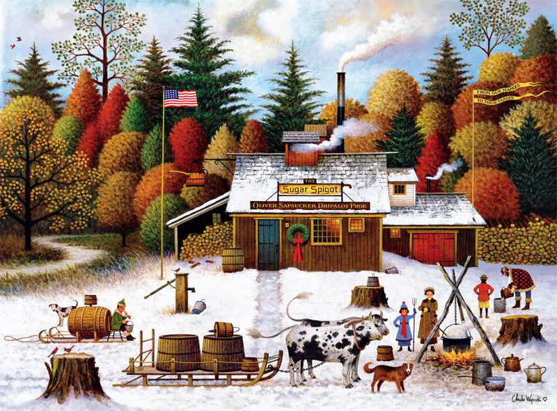 buffalo-games-wysocki-vermont-maple-puzzle-1000-teile-herbst image 2