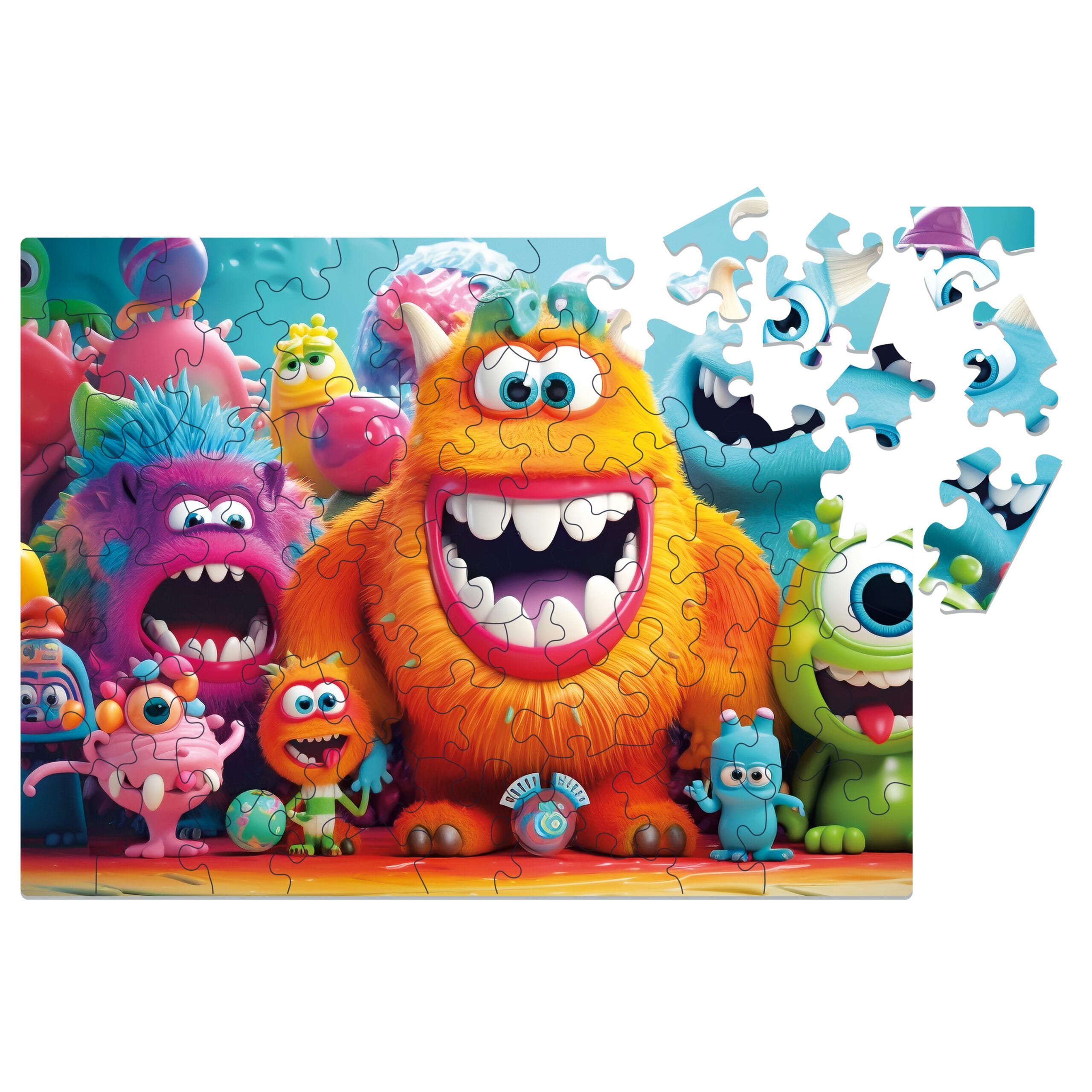 milliwood-dream-team-shaggy-monsters-holzpuzzle-50-teile-kinder image 6