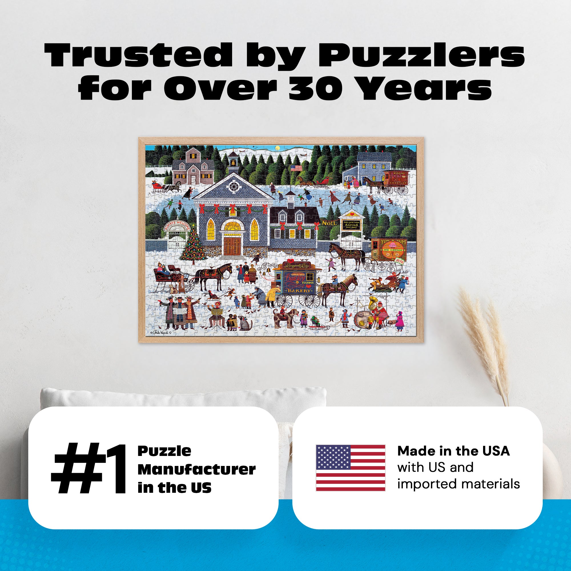 buffalo-games-wysocki-churchyard-christmas-puzzle-500-teile image 3