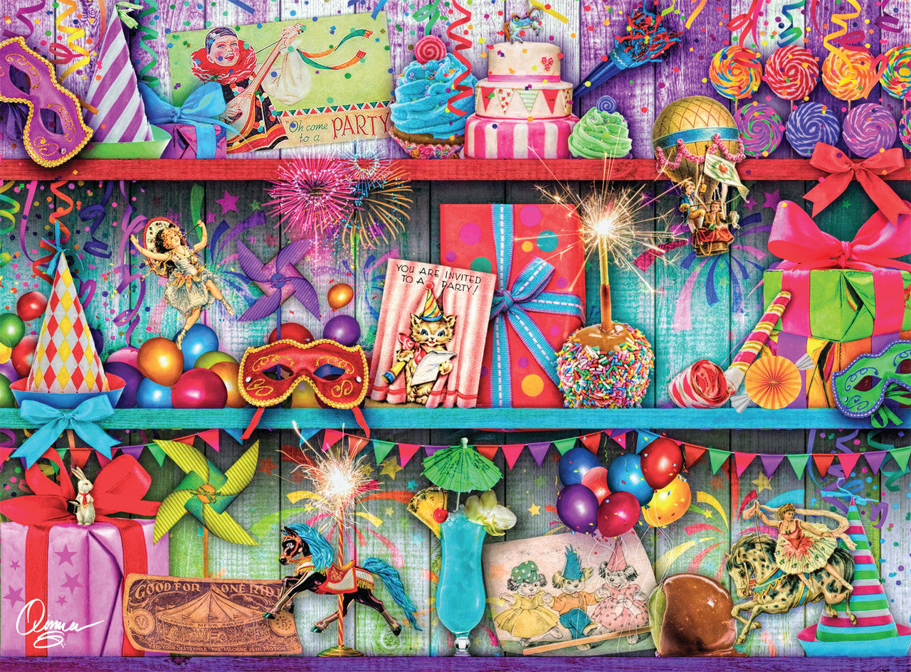 buffalo-games-aimee-stewart-pretty-party-1000-teile-puzzle image 1