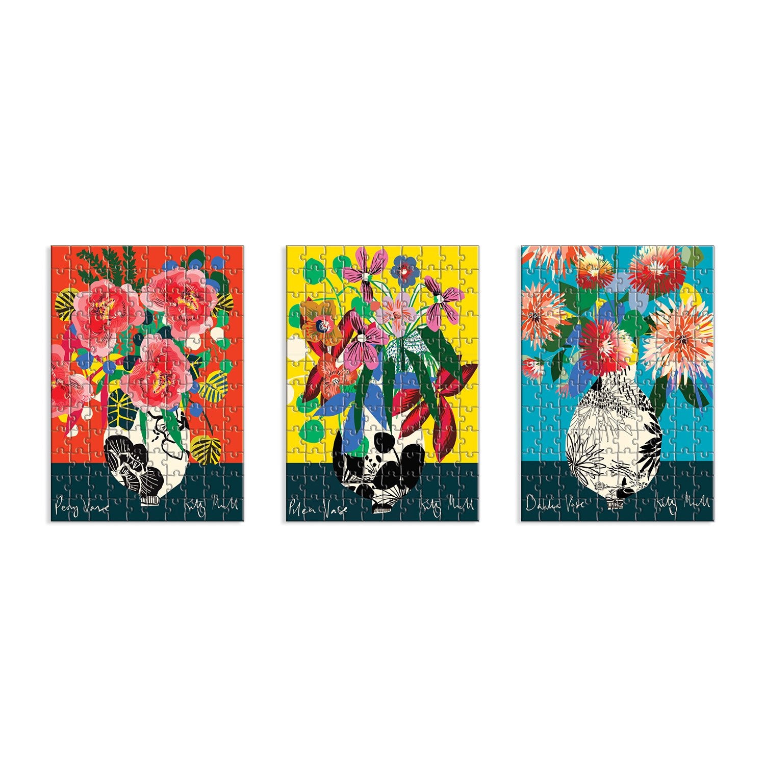 galison-kitty-mccall-puzzle-set-3x120-teile-blumen image 5