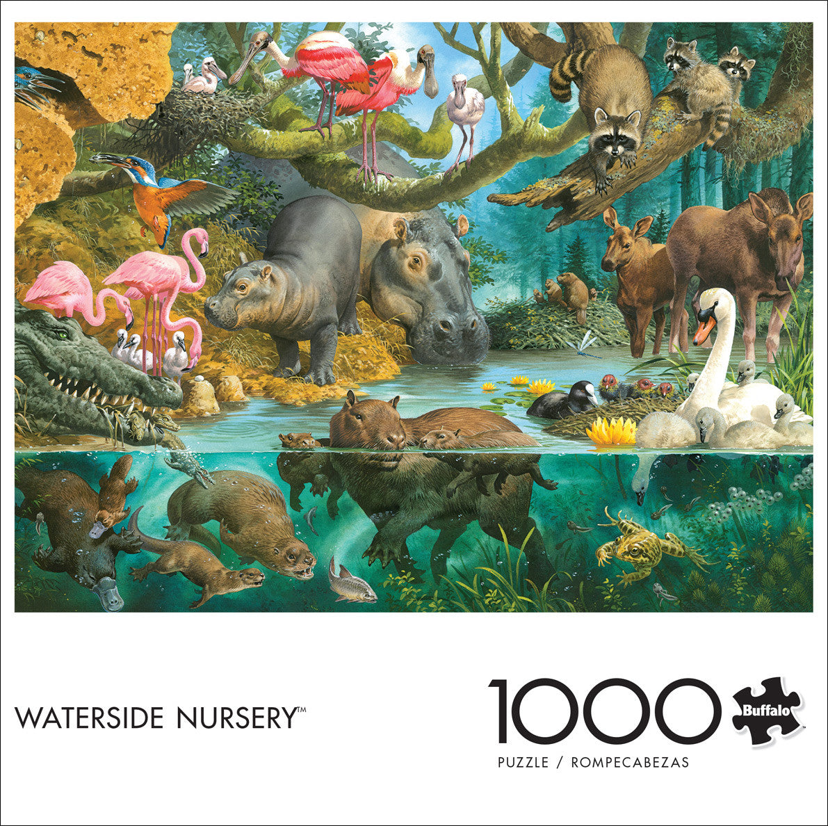 buffalo-games-waterside-nursery-puzzle-1000-teile-tiere image 3