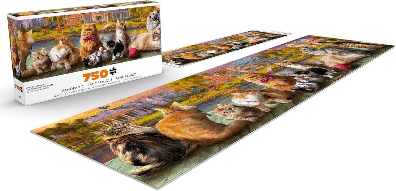 buffalo-games-cats-panoramic-750-teile-puzzle-katzen image 3